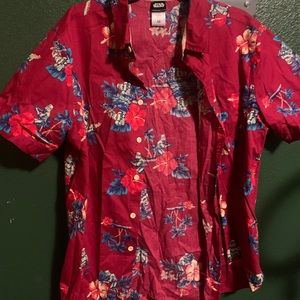 Stars Wars Hawaiian Camp Shirt NWT Mens